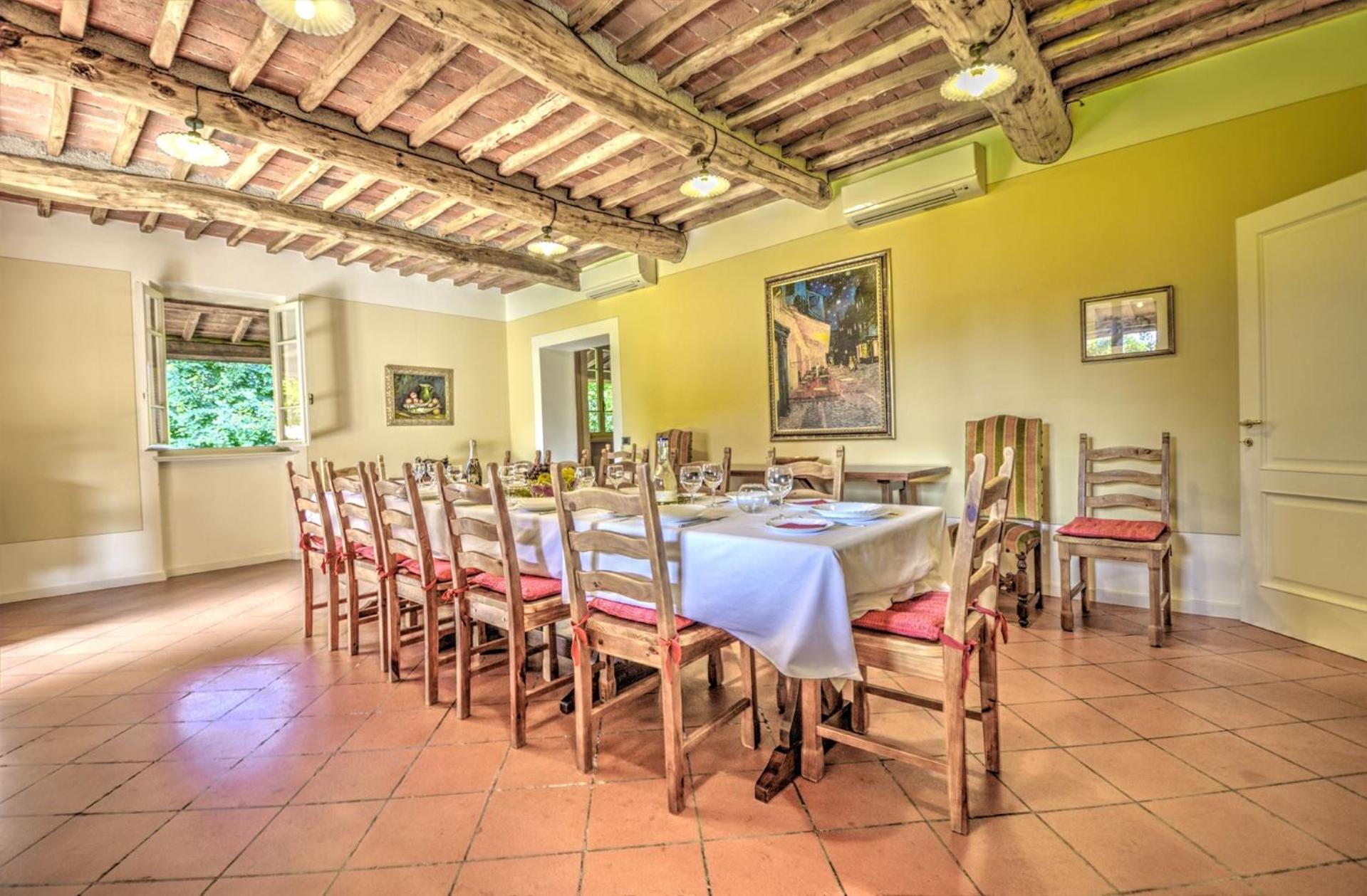 Lucca Cycling Holidays Il Tiglio Rooms Sant'Andrea di Compito Bagian luar foto